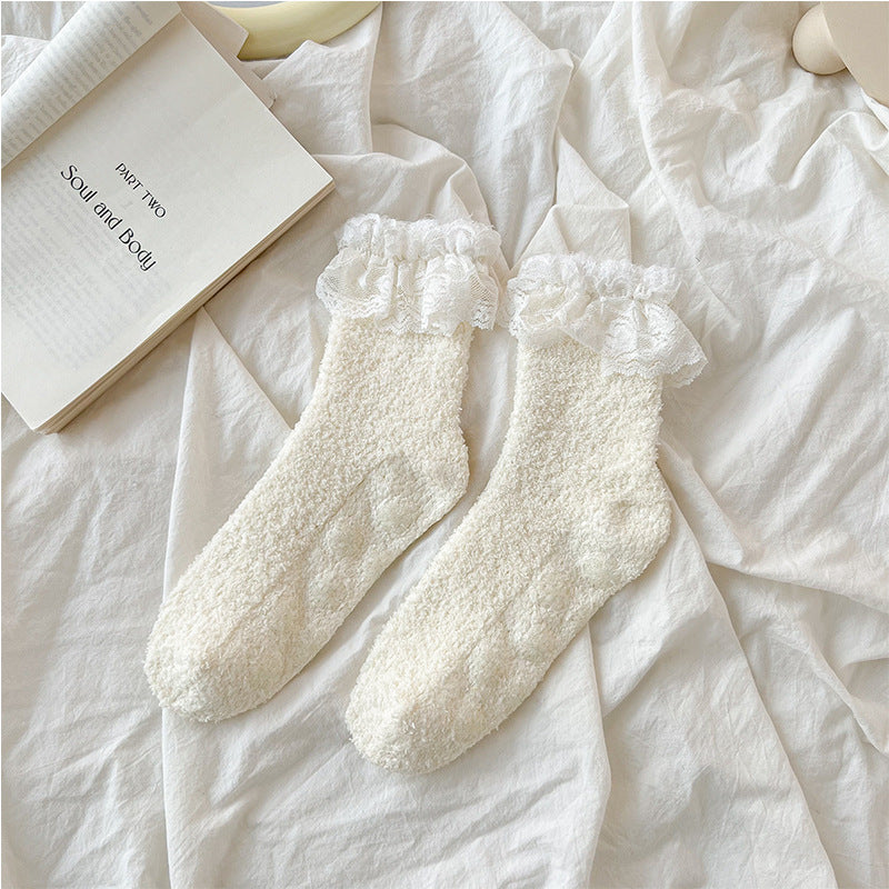 Thickened Warm Floor Socks Women