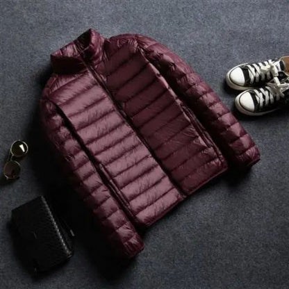 Hooded Short Ultra-thin Down Jacket