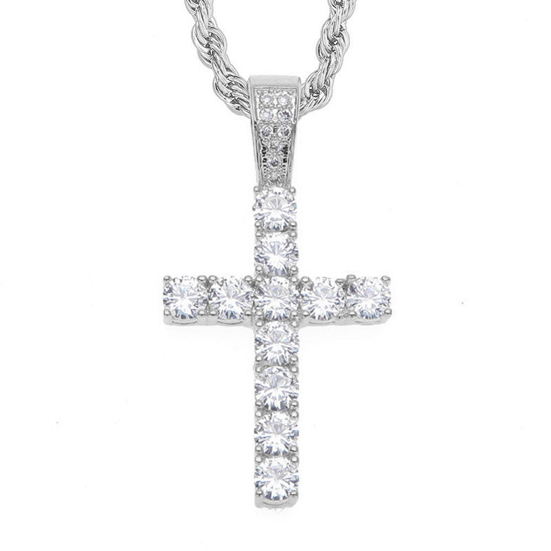 Zircon Plated Pendant Necklaces