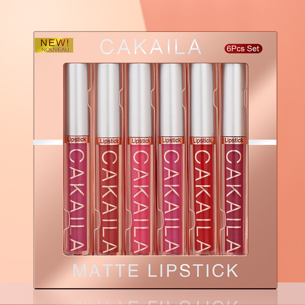 Matte Nonstick Lip Gloss Sets Of 6