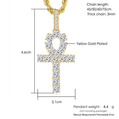 Zircon Plated Pendant Necklaces