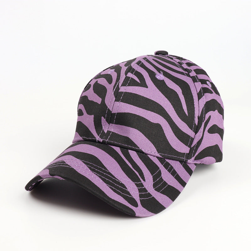 Animal Printed Curved Brim Baseball Caps