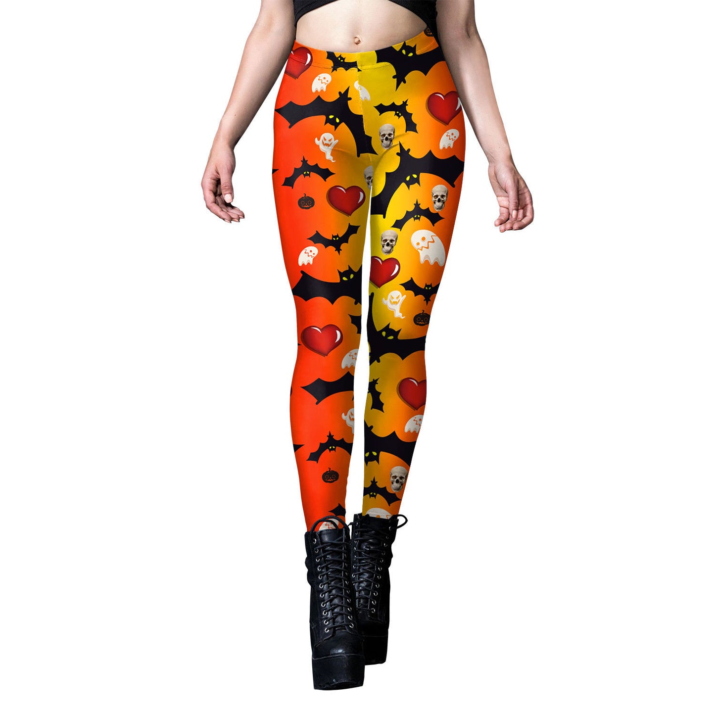 Halloween Leggings Bandage Printed