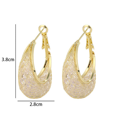 Design Zircon Earrings