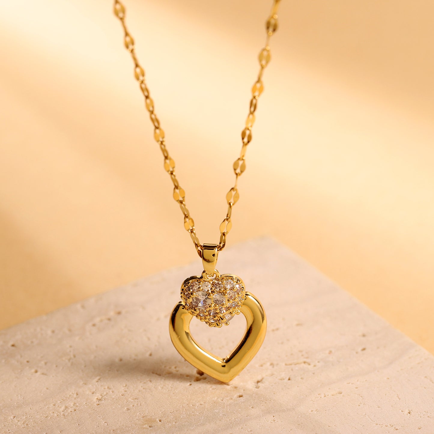 Love Zircon Design Elegance Necklaces