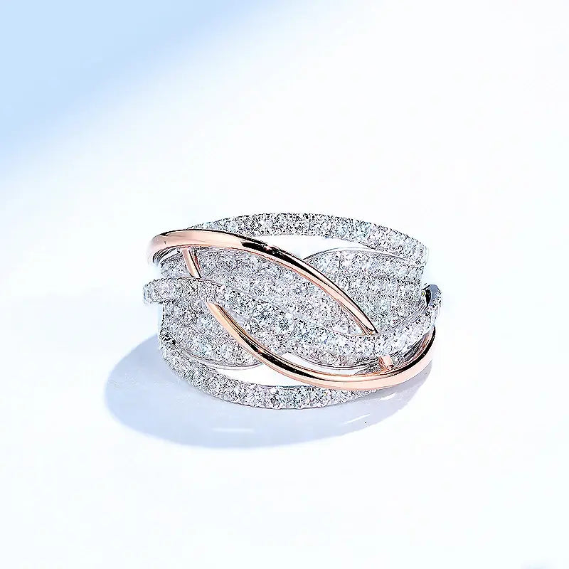 Zircon Mesh Rings