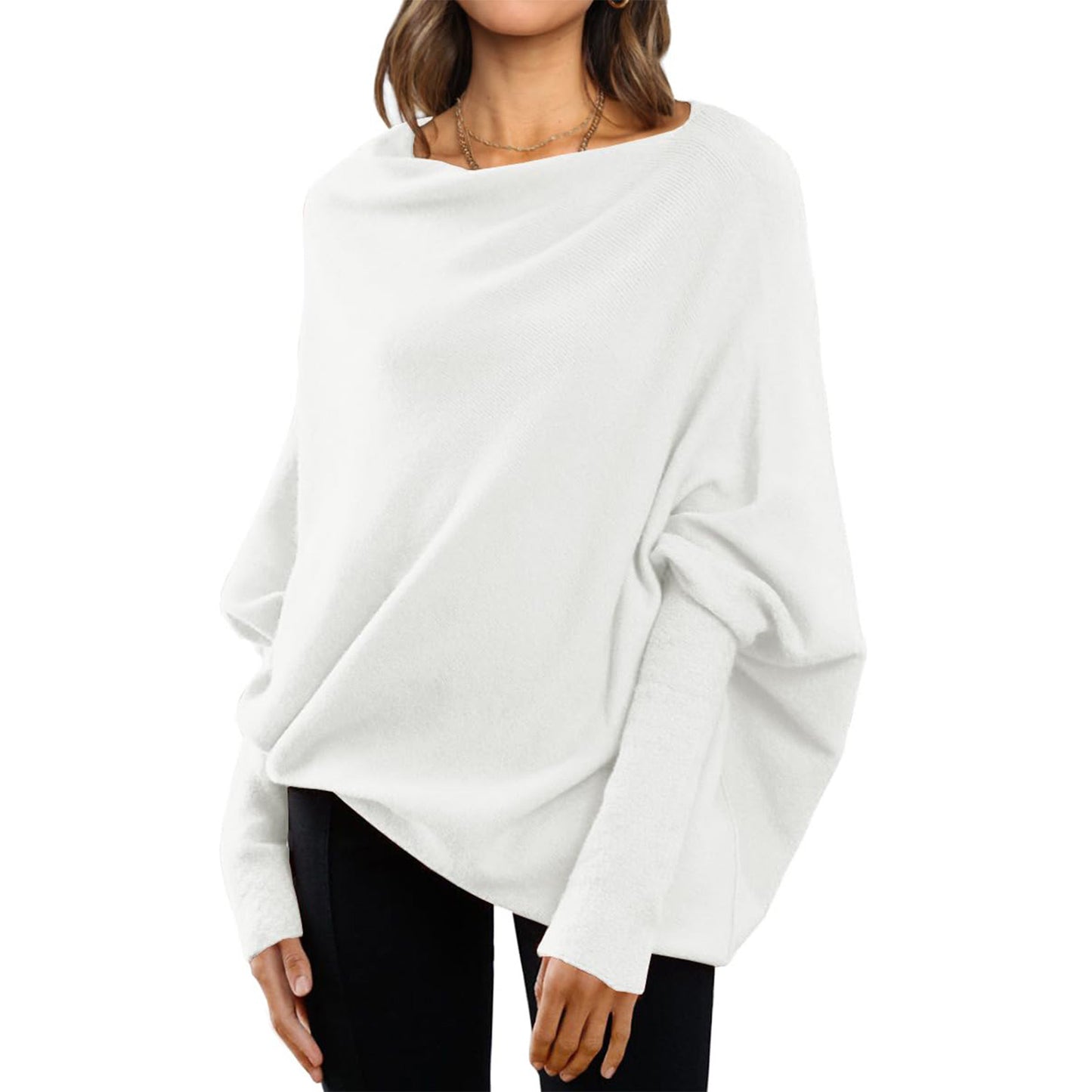 Loose Bat Sleeve Sweaters