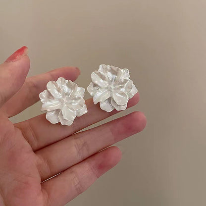 Elegant French Flower Earrings