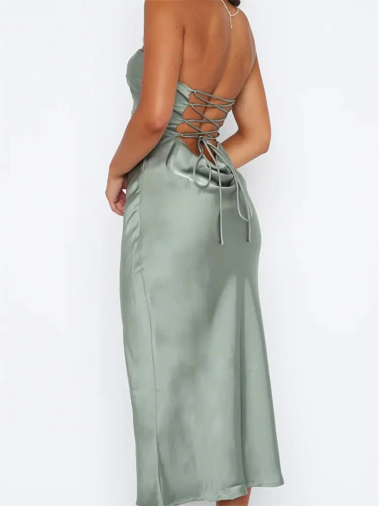 Strapless Backless Long Dresses