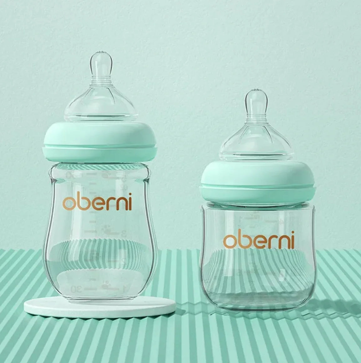 Wide Bore Glass Baby Bottles for Newborns