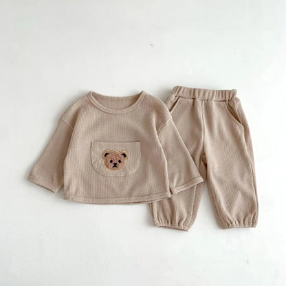 Bear Waffle Toddler Set