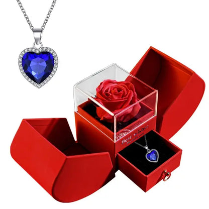 Eternal Rose Gift Necklace Boxes