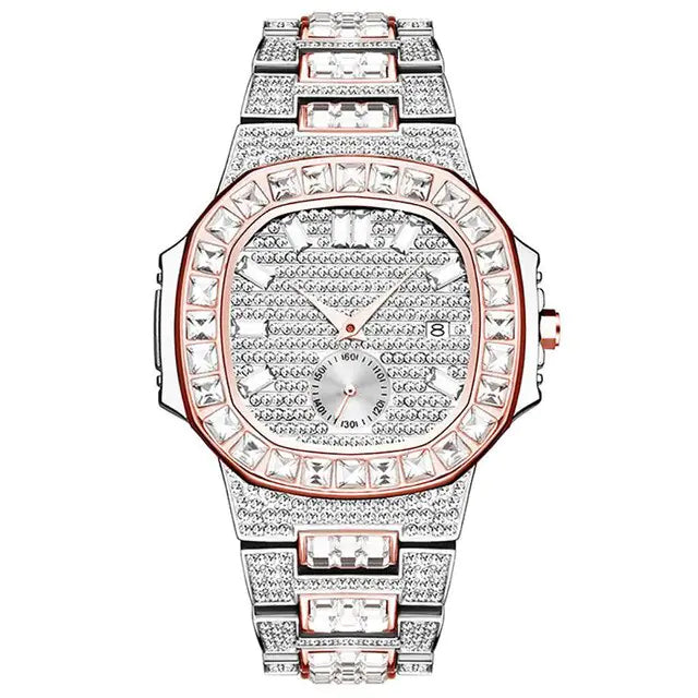 Luxury Rhinestone Calendar Watches