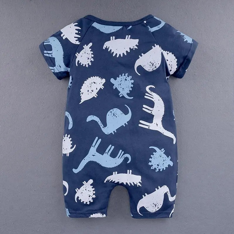 Dinosaur Zip Rompers