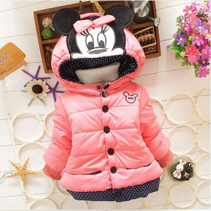 New Girls jackets fashion Minnie cartoon Clothing coats