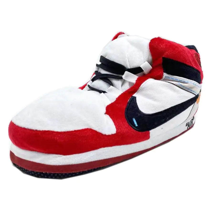 Rote Air Jordan Retro High Sneaker-Hausschuhe