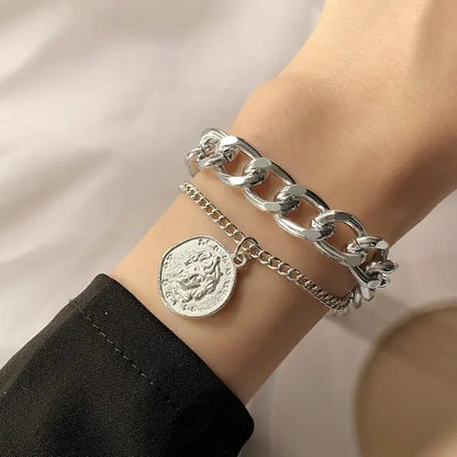 Charm Bracelet Bangles Set