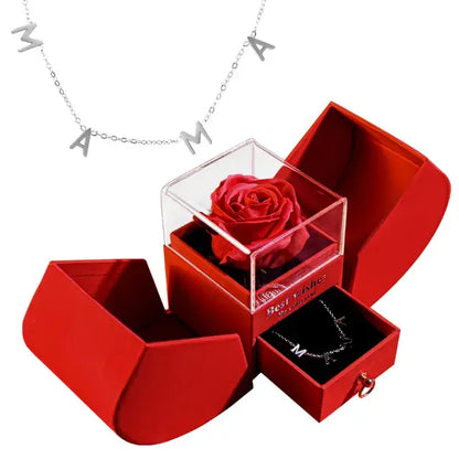 Eternal Rose Gift Necklace Boxes