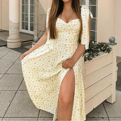 Floral Strapless Beach Dresses