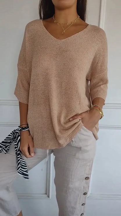 Trendy V-Neck Tops