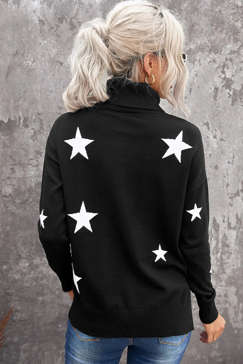 Suéteres con estampado de estrellas