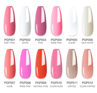 Kit de gel de uñas Poly con lámpara UV de 54W