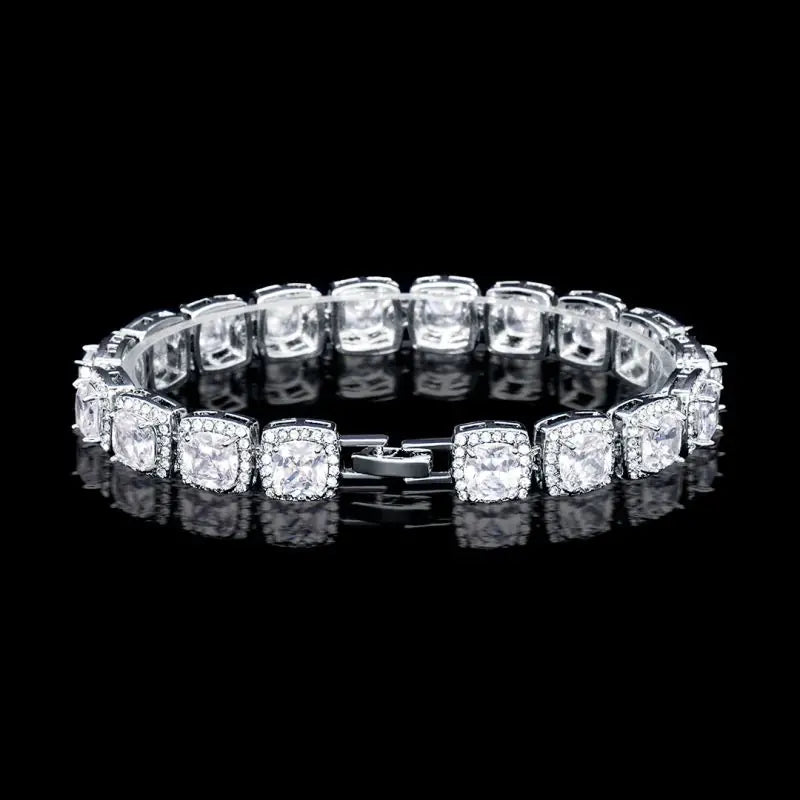 18K White Gold Tennis Bracelets