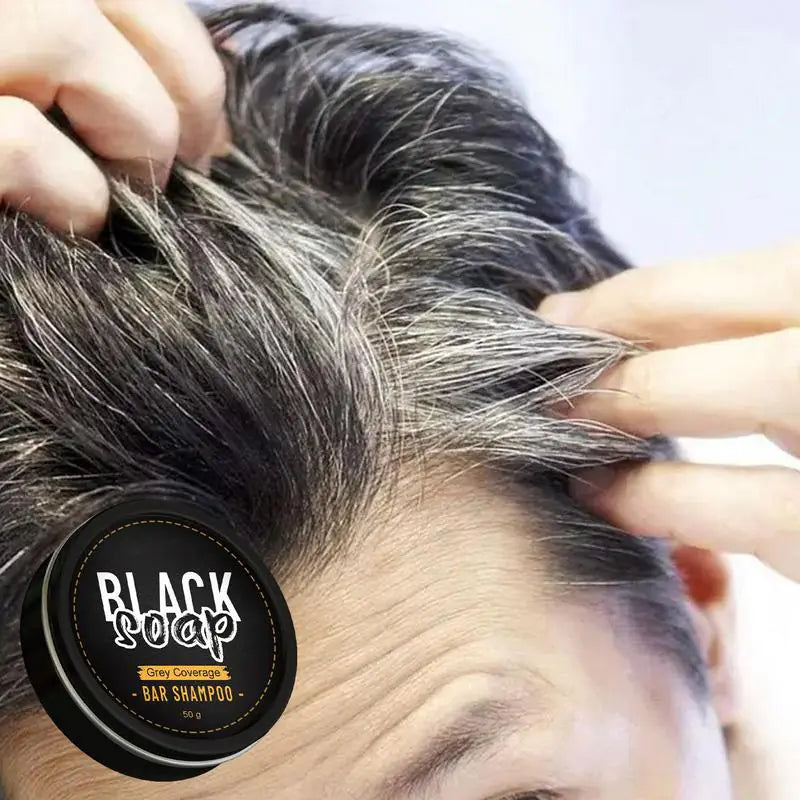 Champú en barra para cabello gris